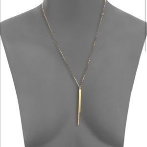 Jennifer Zeuner Peyton Long gold necklace